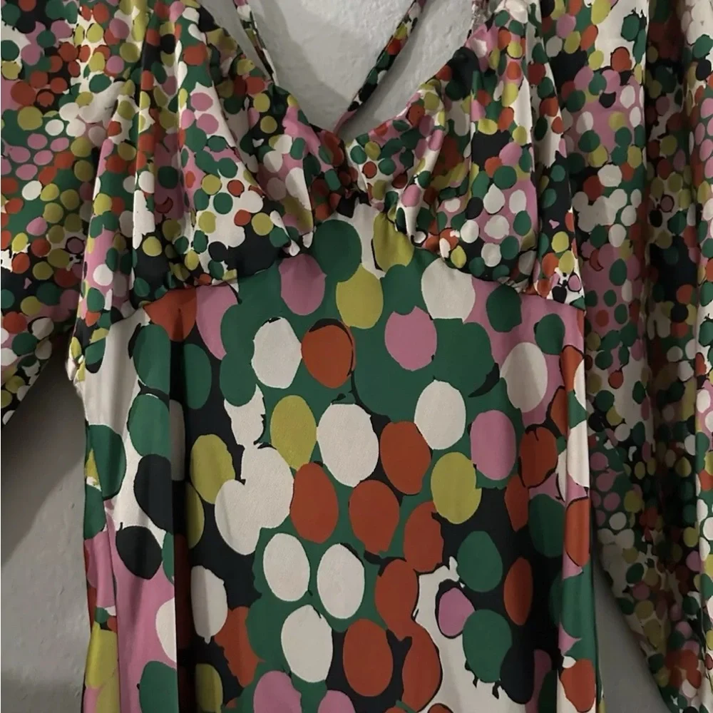 Colorful Polka Dot Women's Dress